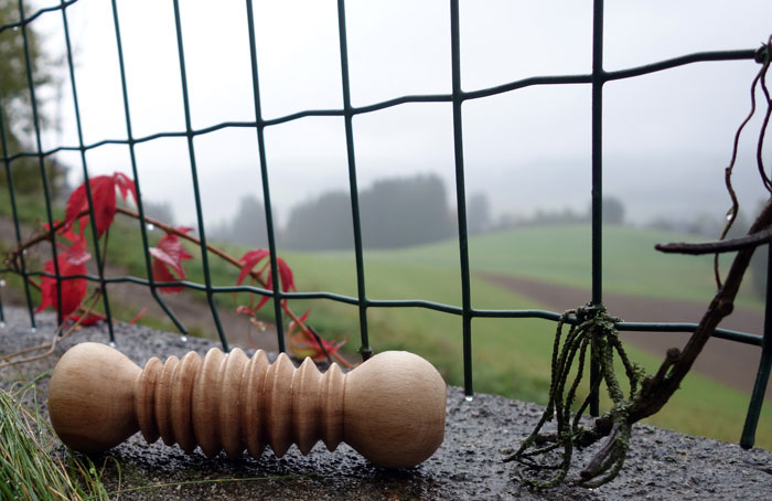 Fußmassagerolle aus Buchenholz