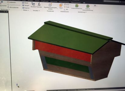 3D CAD Plan von der Oberträgerbeute