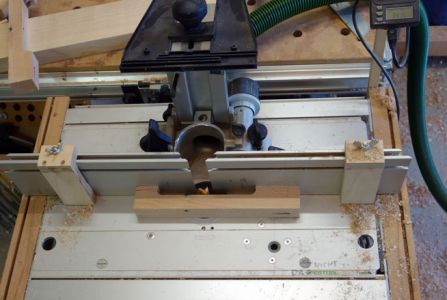 Mittels 20mm Schaftfräser Innenteil schöner und gleichmäßiger ausgefräst